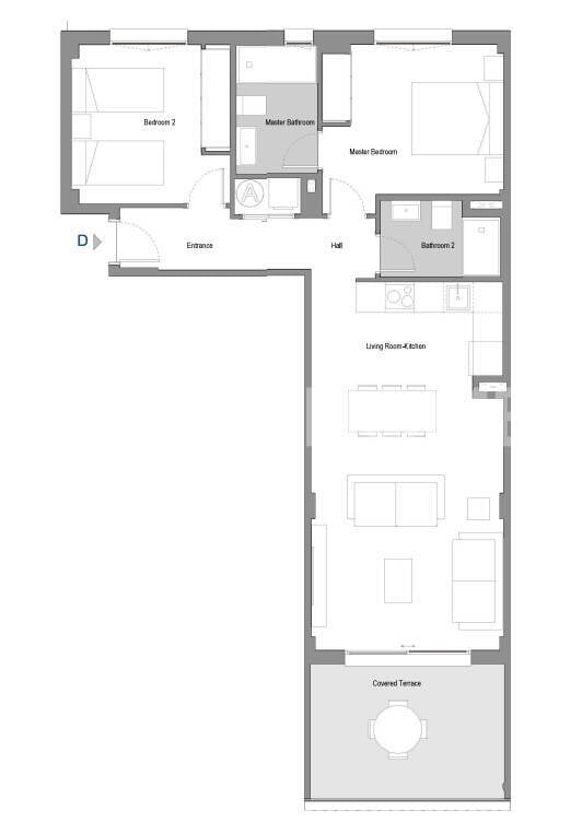 Wohnung in Mijas, Malaga, Spanien 3 Schlafzimmer, 86 m2 Nr. 131221