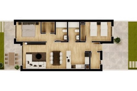 Apartment for sale in Monforte del Cid, Alicante, Spain 2 bedrooms, 95 sq.m. No. 131369 - photo 19