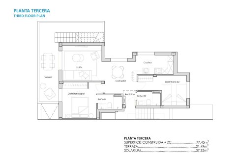 Takvåning till salu Santa Rosalia, Murcia, Spanien 2 sovrum, 77 kvm. Nr. 131371 - foto 24
