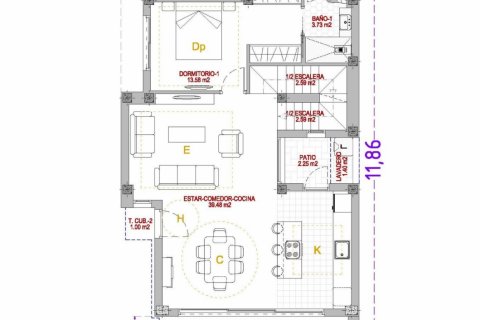 Villa till salu Finestrat, Alicante, Spanien 5 sovrum, 205 kvm. Nr. 131374 - foto 8