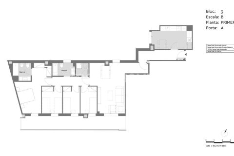 Apartment for sale in Badalona, Barcelona, Spain 4 bedrooms, 100 sq.m. No. 120634 - photo 11