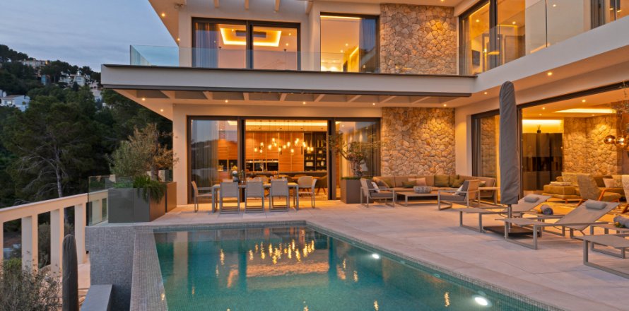 Villa Port D'andratx, Mallorca, Spanien 5 sovrum, 650 kvm. Nr. 128172