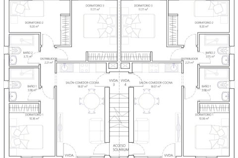 Bungalow in vendita a Nueva Torrevieja, Alicante, Spagna 3 camere da letto, 71 mq. N° 130621 - foto 19