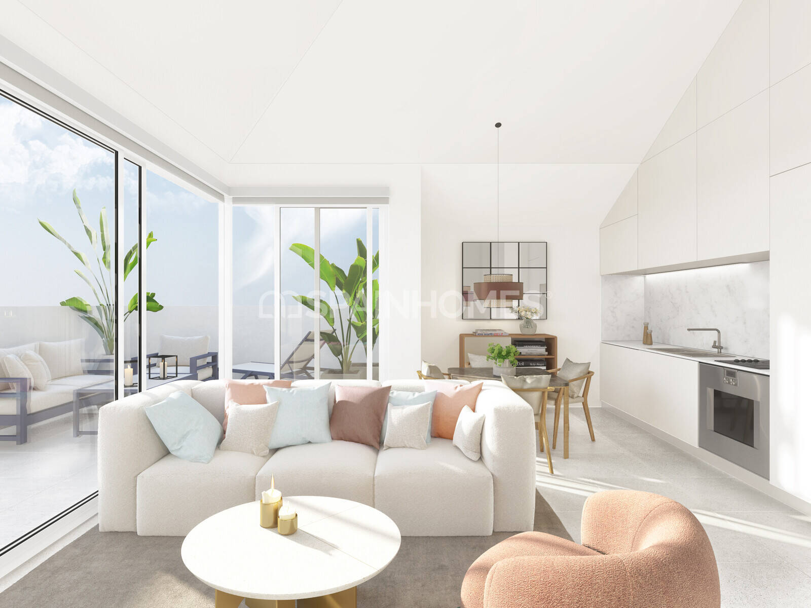 Takvåning i Fuengirola, Malaga, Spanien 3 sovrum, 86 kvm. Nr. 121337