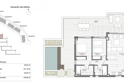 Продажа пентхауса в Михас, Малага, Испания 1 спальня, 57м2 №121339 - фото 5