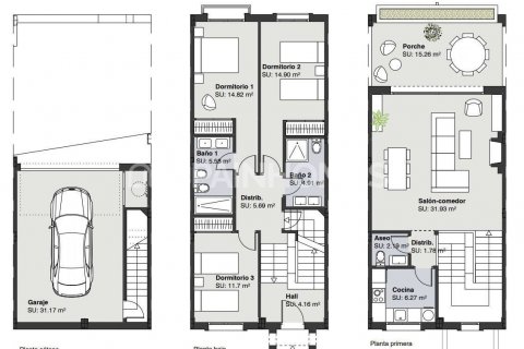 Villa en venta Estepona, Málaga, España 3 dormitorios, 147 m2 No. 122482 - foto 11