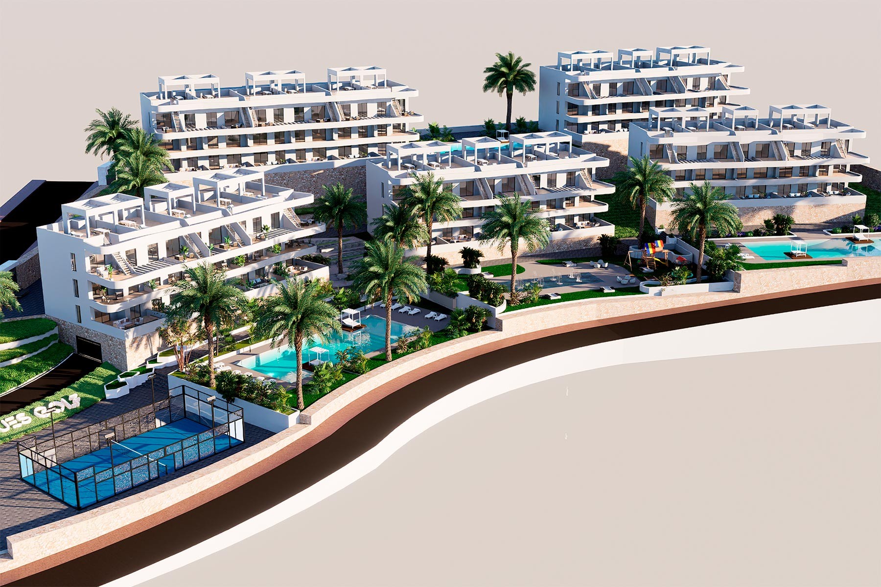 Wohnung in Finestrat, Alicante, Spanien 2 Schlafzimmer, 89 m2 Nr. 131340