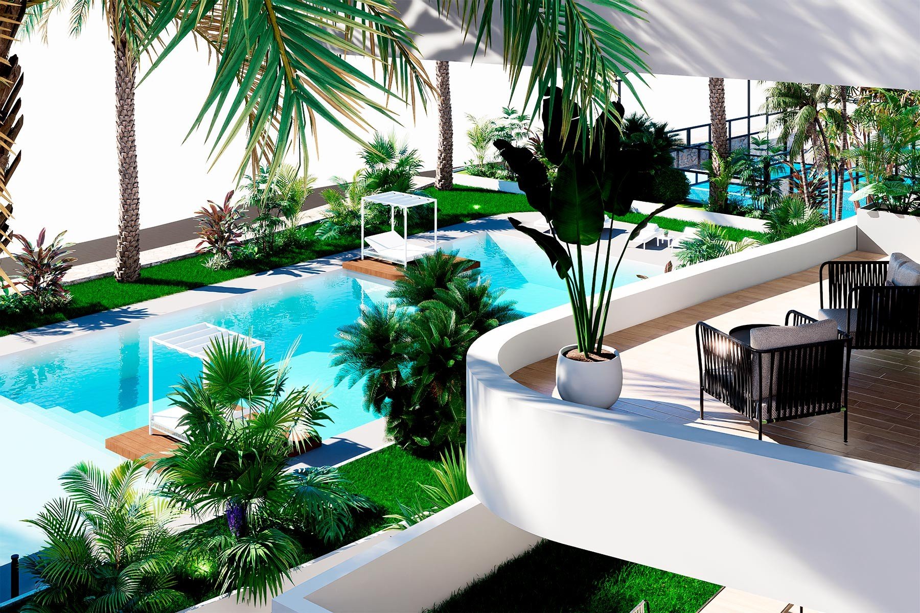 Wohnung in Finestrat, Alicante, Spanien 2 Schlafzimmer, 89 m2 Nr. 131340