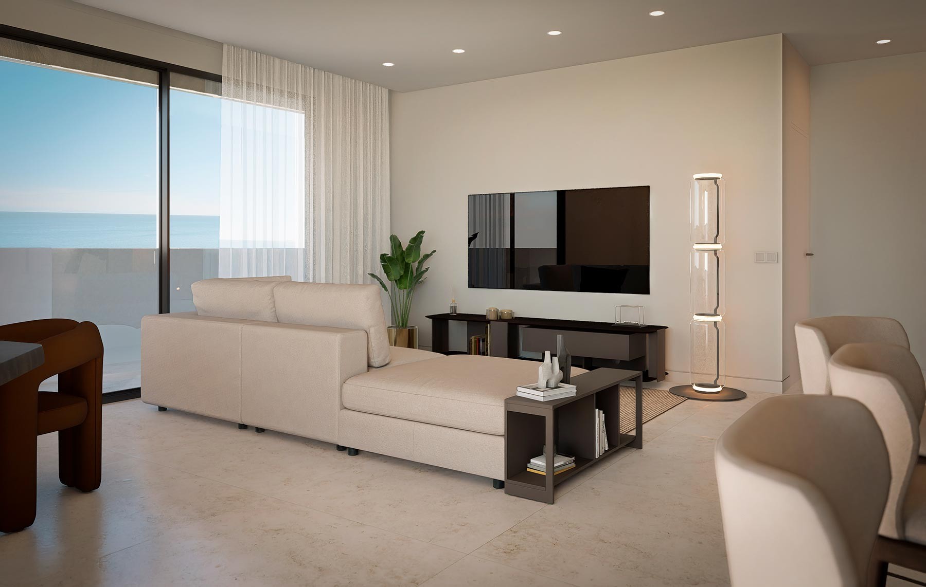 Penthouse w Calpe, Alicante, Hiszpania 1 sypialnia, 66 mkw. nr 128374