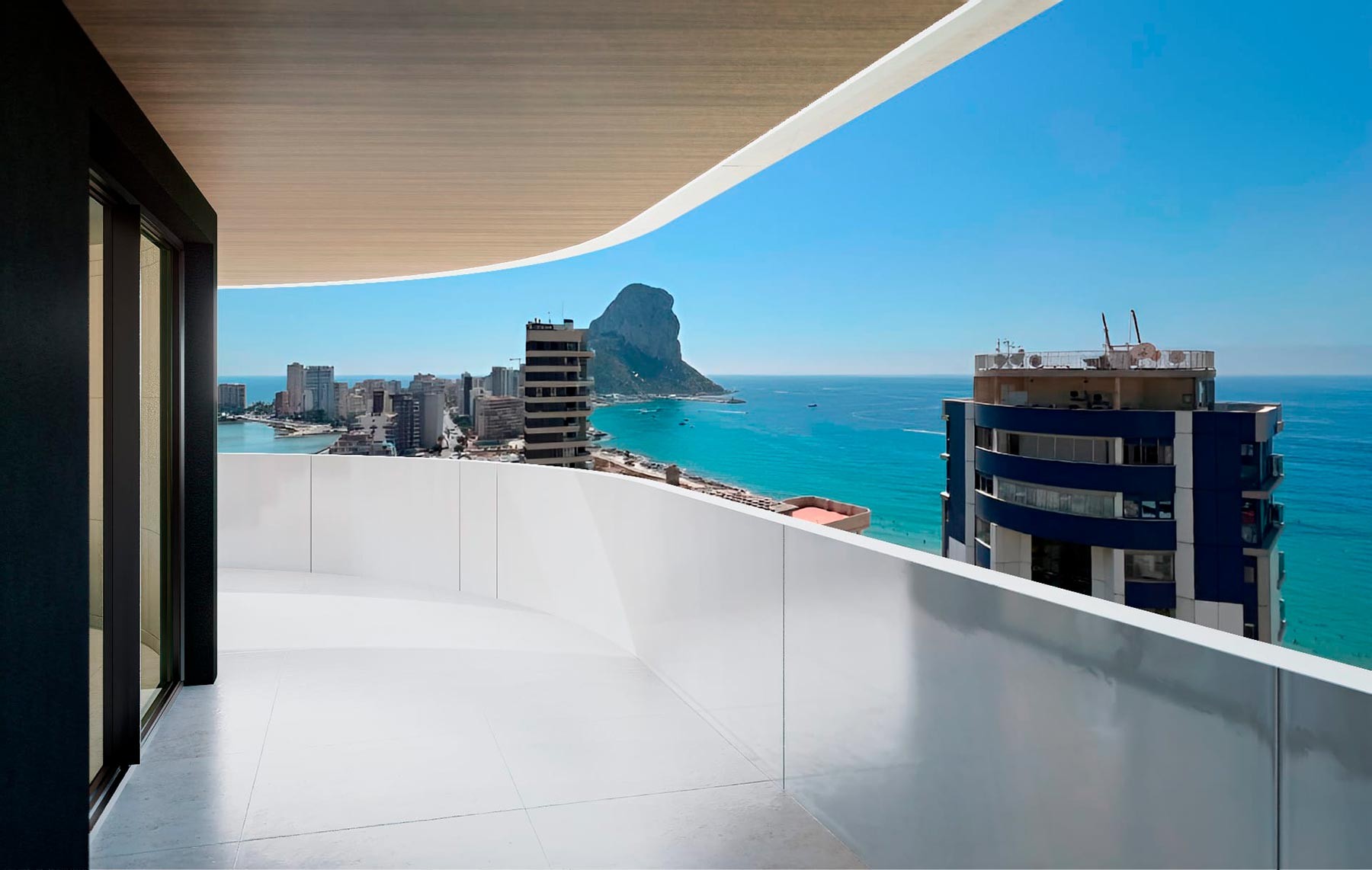 Attico a Calpe, Alicante, Spagna 2 camere da letto, 98 mq. N° 128373