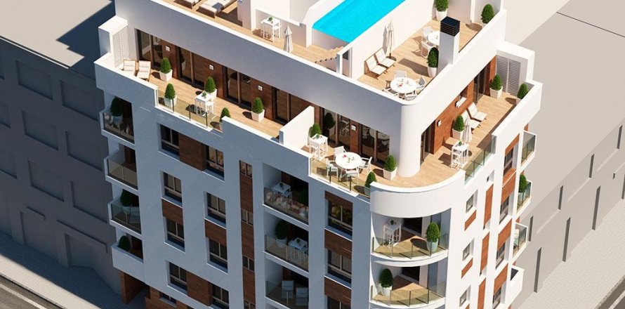 Apartment Torrevieja, Alicante, Spain 2 bedrooms, 77 sq.m. No. 130477