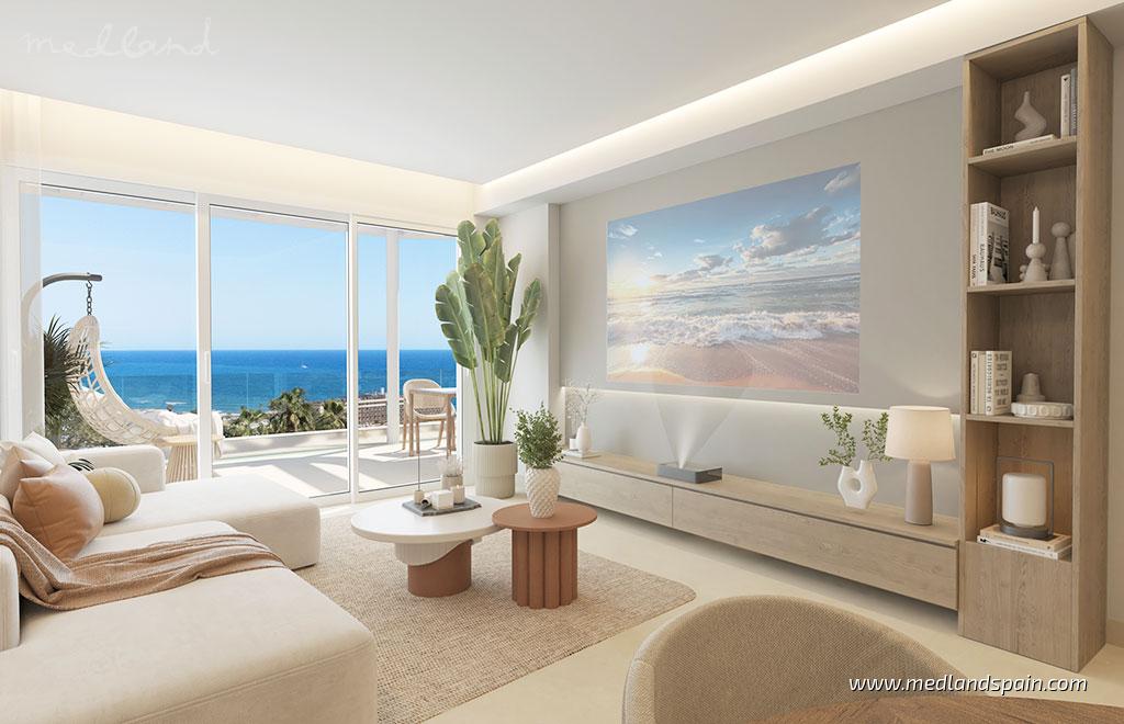 Lägenhet i Mijas Costa, Malaga, Spanien 3 sovrum, 125 kvm. Nr. 130475