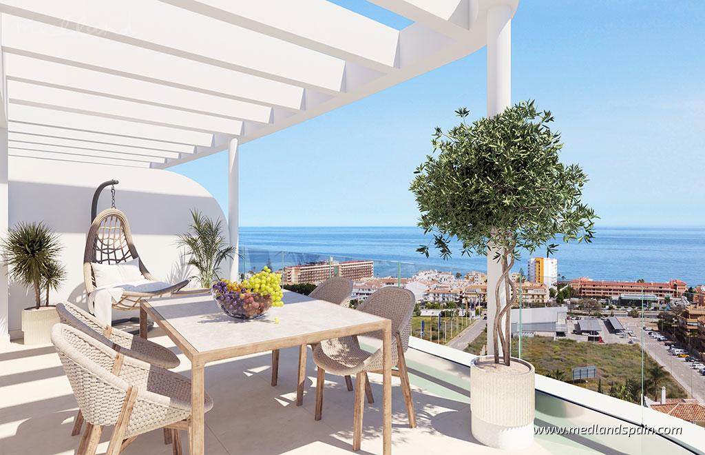 Lägenhet i Mijas Costa, Malaga, Spanien 3 sovrum, 125 kvm. Nr. 130475