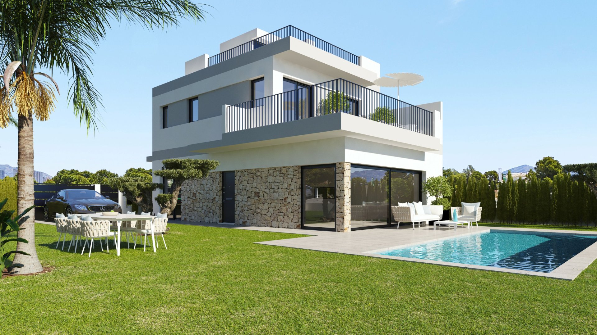 Villa in San Miguel de Salinas, Alicante, Spanien 3 Schlafzimmer, 237 m2 Nr. 132585