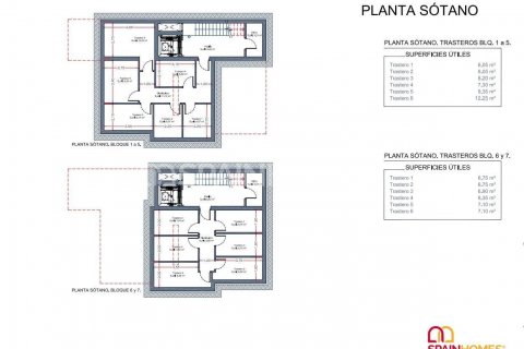 Kattohuoneisto myytävänä Cartagena, Murcia, Espanja, 3 makuuhuonetta, 114 m2 No. 121753 - kuva 7