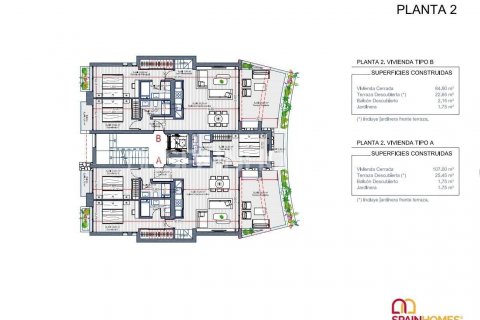 Kattohuoneisto myytävänä Cartagena, Murcia, Espanja, 3 makuuhuonetta, 114 m2 No. 121753 - kuva 5