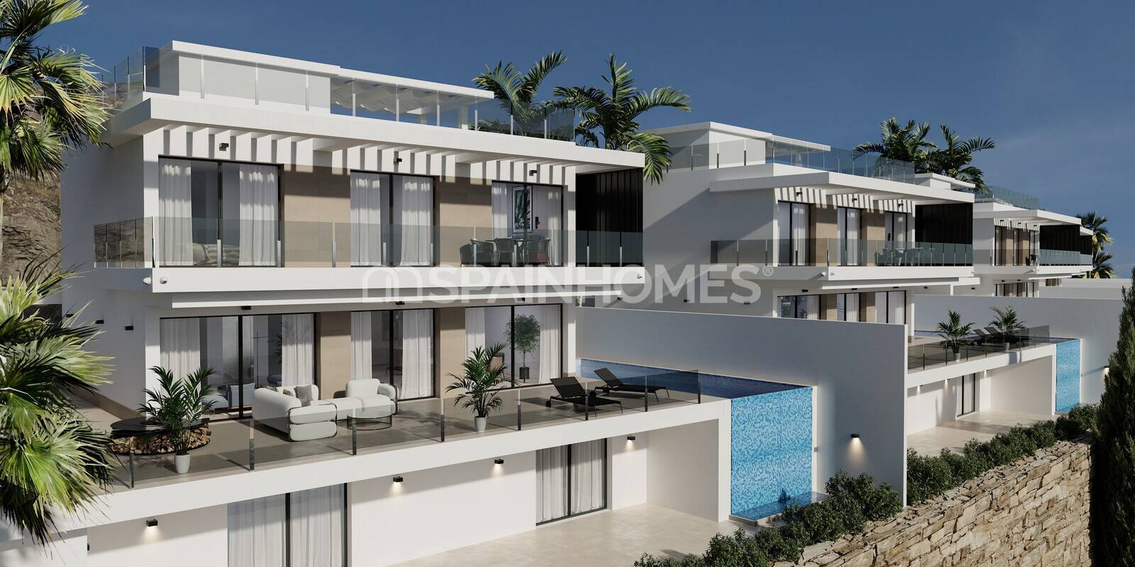 Villa a Finestrat, Alicante, Spagna 5 camere da letto, 365 mq. N° 121752