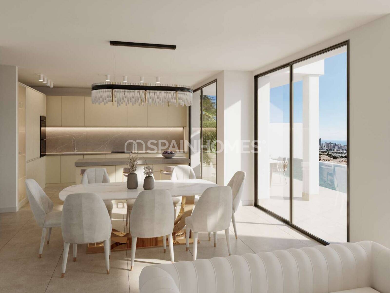 Villa a Finestrat, Alicante, Spagna 5 camere da letto, 365 mq. N° 121752