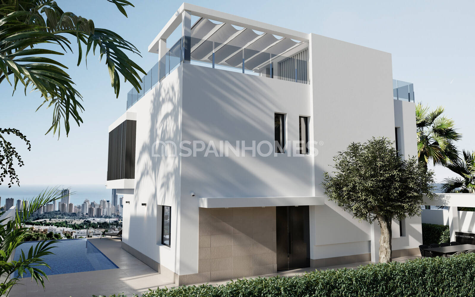 Villa a Finestrat, Alicante, Spagna 5 camere da letto, 365 mq. N° 121752