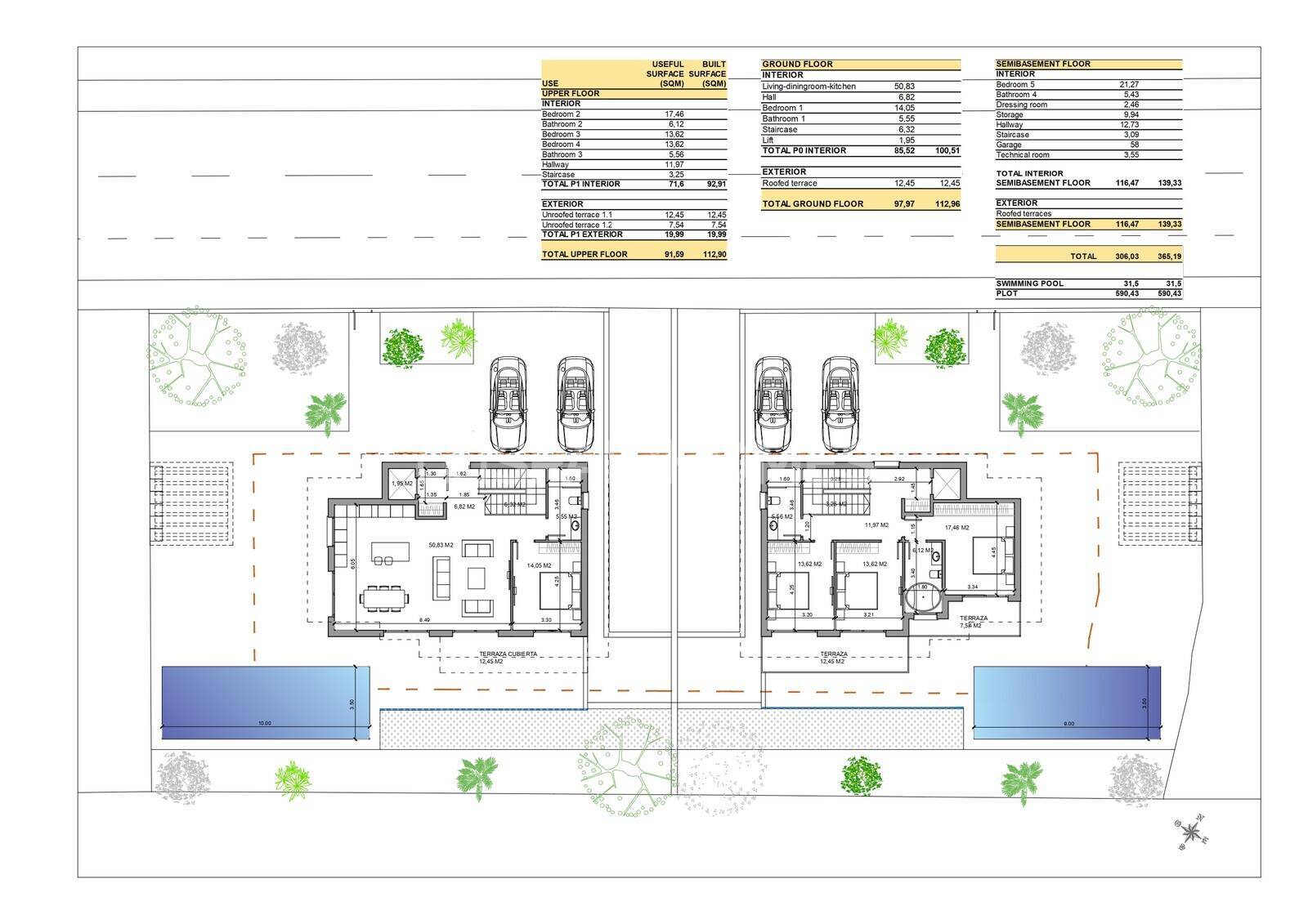 Villa a Finestrat, Alicante, Spagna 5 camere da letto, 365 mq. N° 121752