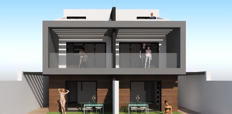 Townhouse à San Javier, Murcia, Espagne 3 chambres, 107 m2 No. 127783