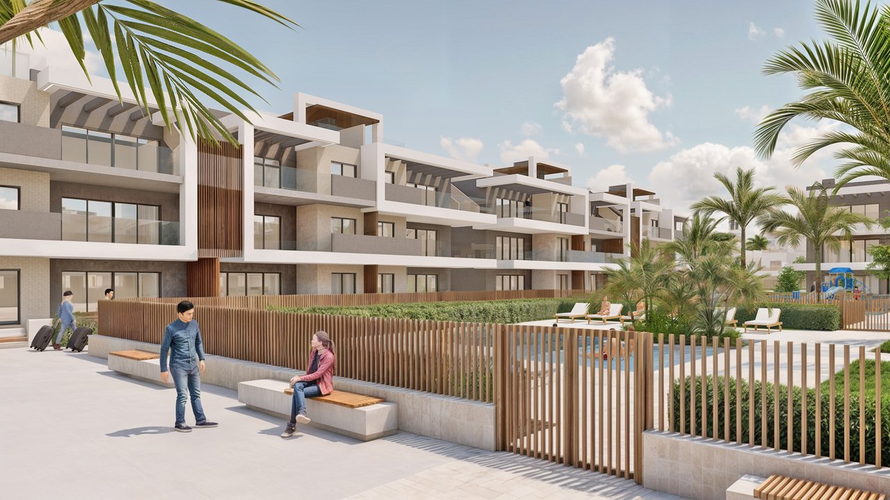 Apartament w Torre de la Horadada, Alicante, Hiszpania 3 sypialnie,  nr 128730