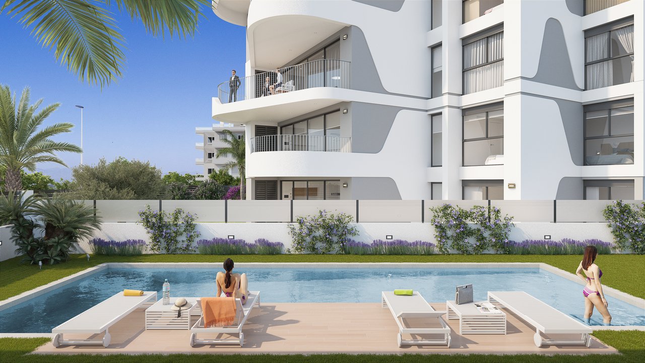 Apartment in Guardamar del Segura, Alicante, Spain 3 bedrooms,  No. 128728