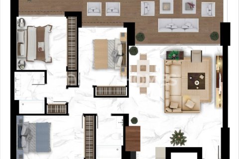 Kattohuoneisto myytävänä Marbella, Malaga, Espanja, 4 makuuhuonetta, 151 m2 No. 121161 - kuva 27