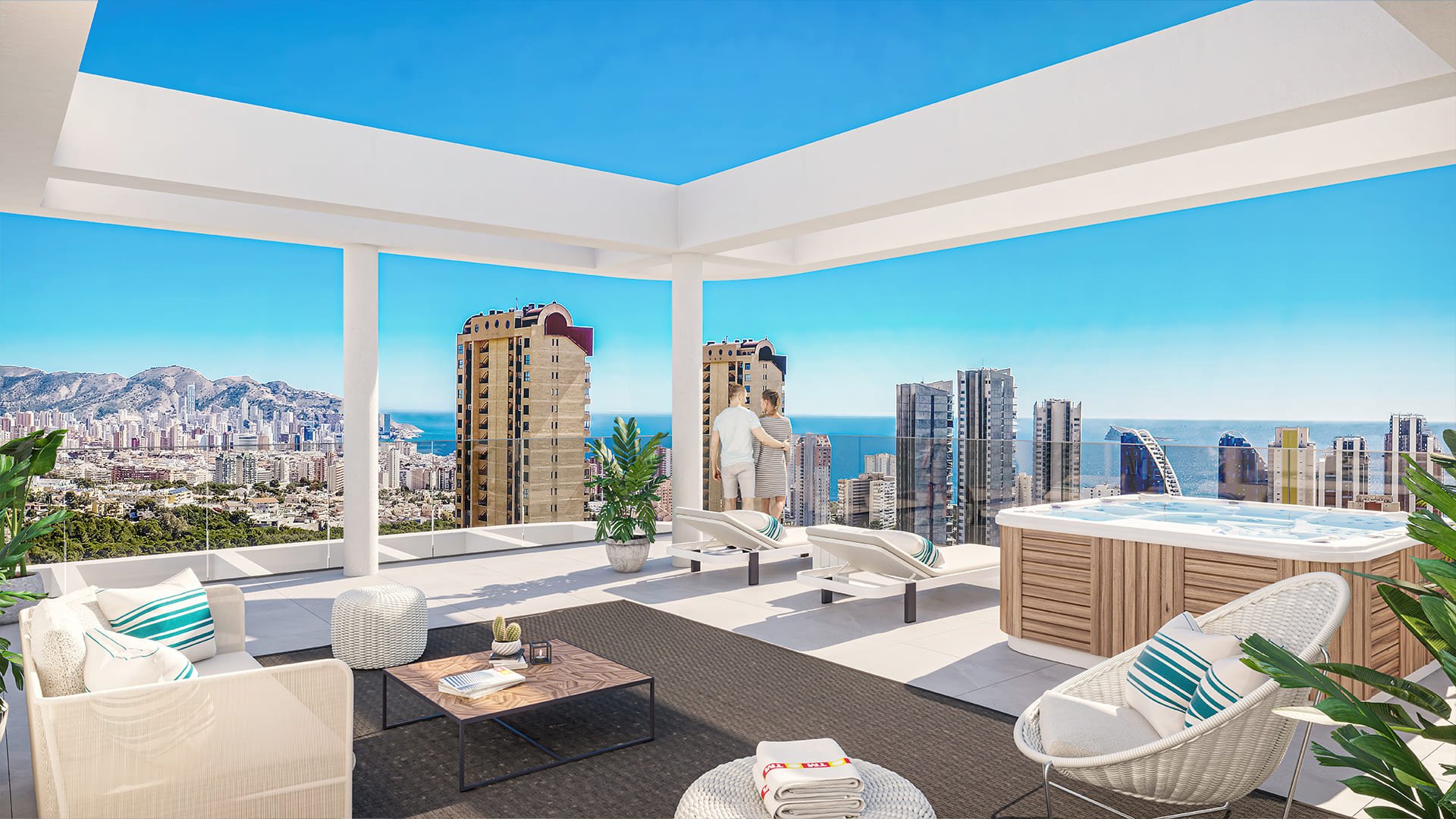Huoneisto Benidorm, Alicante, Espanja 2 makuuhuonetta, 94 m2 No. 127654