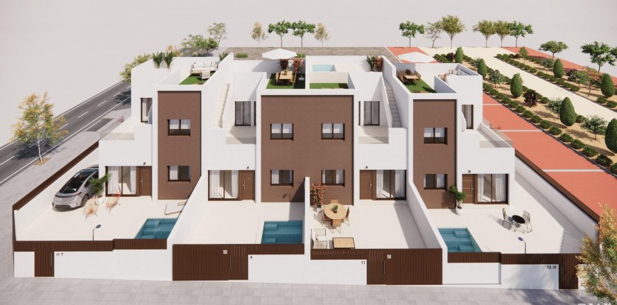 Villetta a schiera Pilar de la Horadada, Alicante, Spagna 3 camere da letto, 90 mq. N° 125405