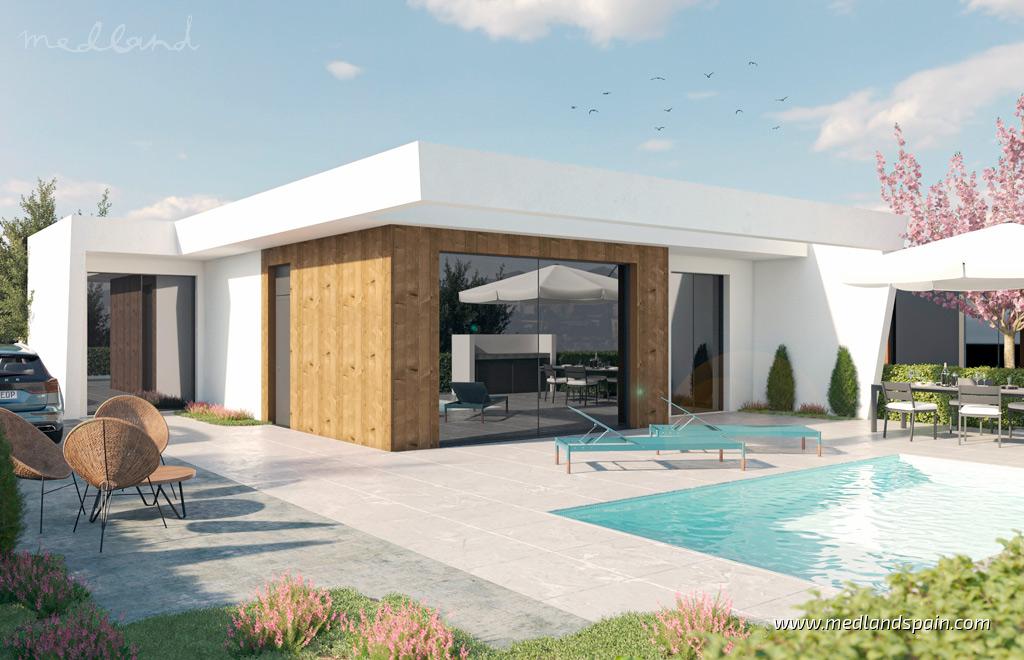 Villa i Murcia, Spanien 3 sovrum, 105 kvm. Nr. 121386