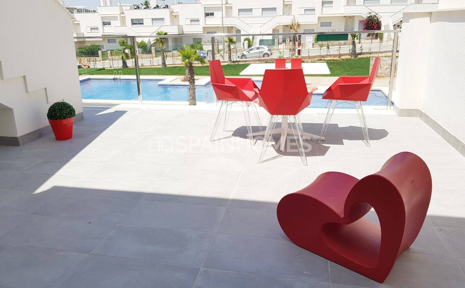 Takvåning i Orihuela, Alicante, Spanien 2 sovrum, 82 kvm. Nr. 121865