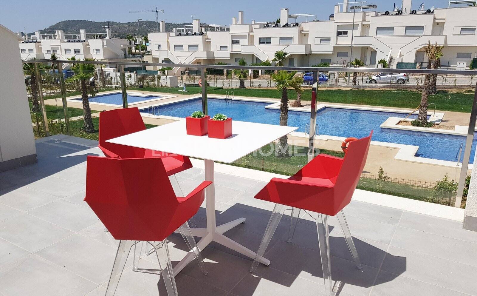 Takvåning i Orihuela, Alicante, Spanien 2 sovrum, 82 kvm. Nr. 121865