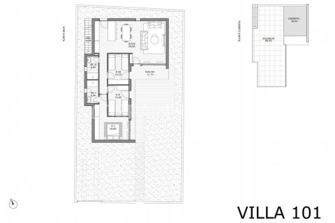 Villa till salu San Miguel de Salinas, Alicante, Spanien 3 sovrum, 107 kvm. Nr. 120974 - foto 3