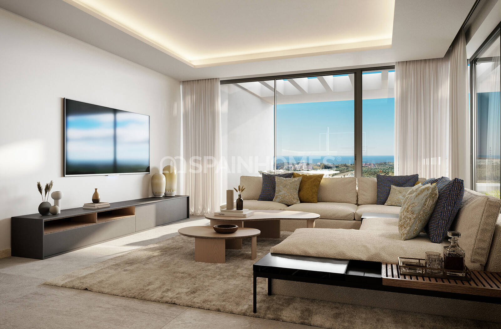 Appartamento a Casares, Malaga, Spagna 2 camere da letto, 113 mq. N° 120896