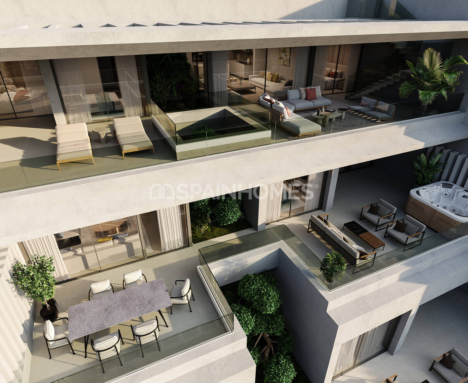 Appartamento a Casares, Malaga, Spagna 2 camere da letto, 113 mq. N° 120896