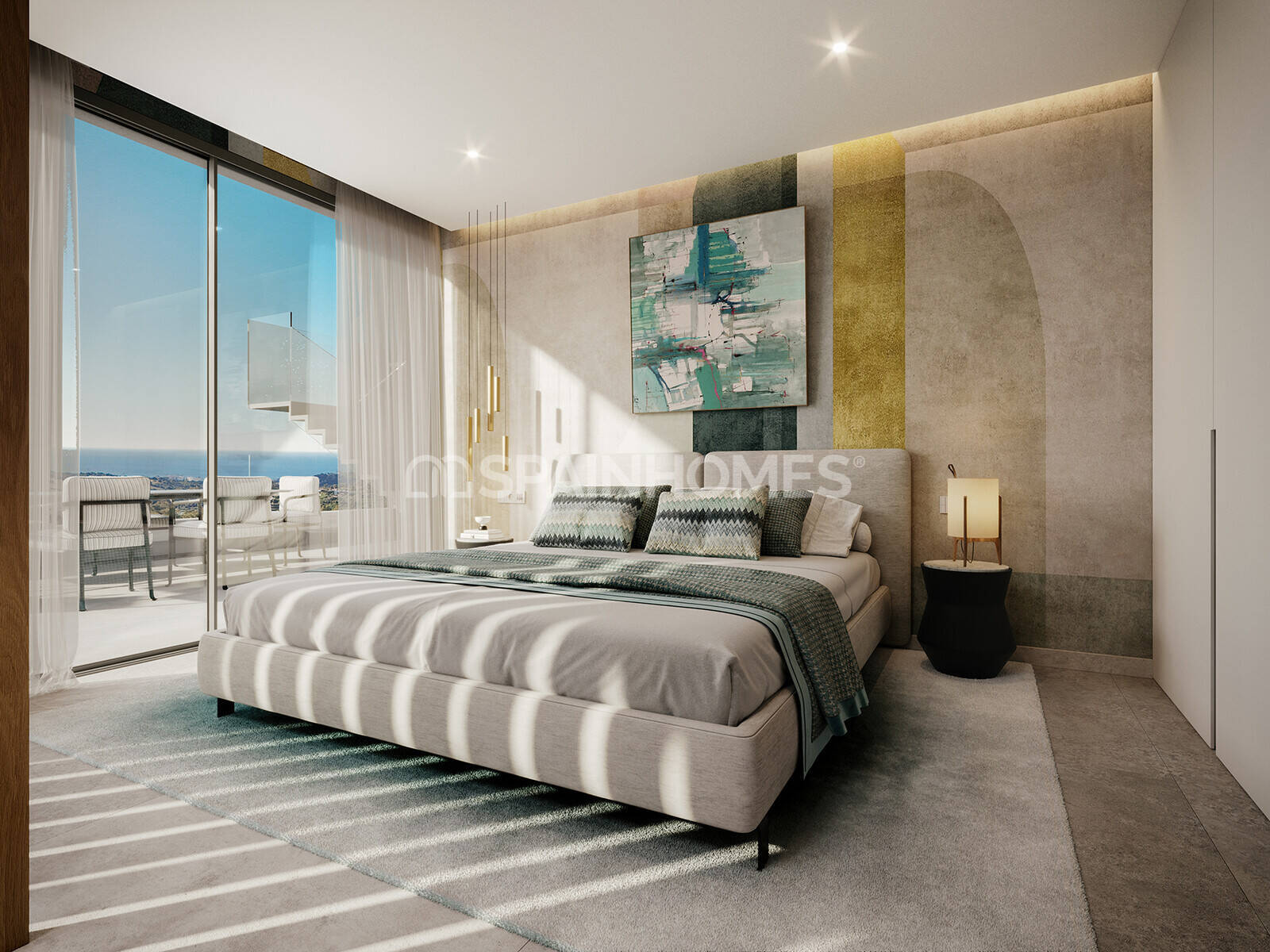 Appartamento a Casares, Malaga, Spagna 2 camere da letto, 113 mq. N° 120896