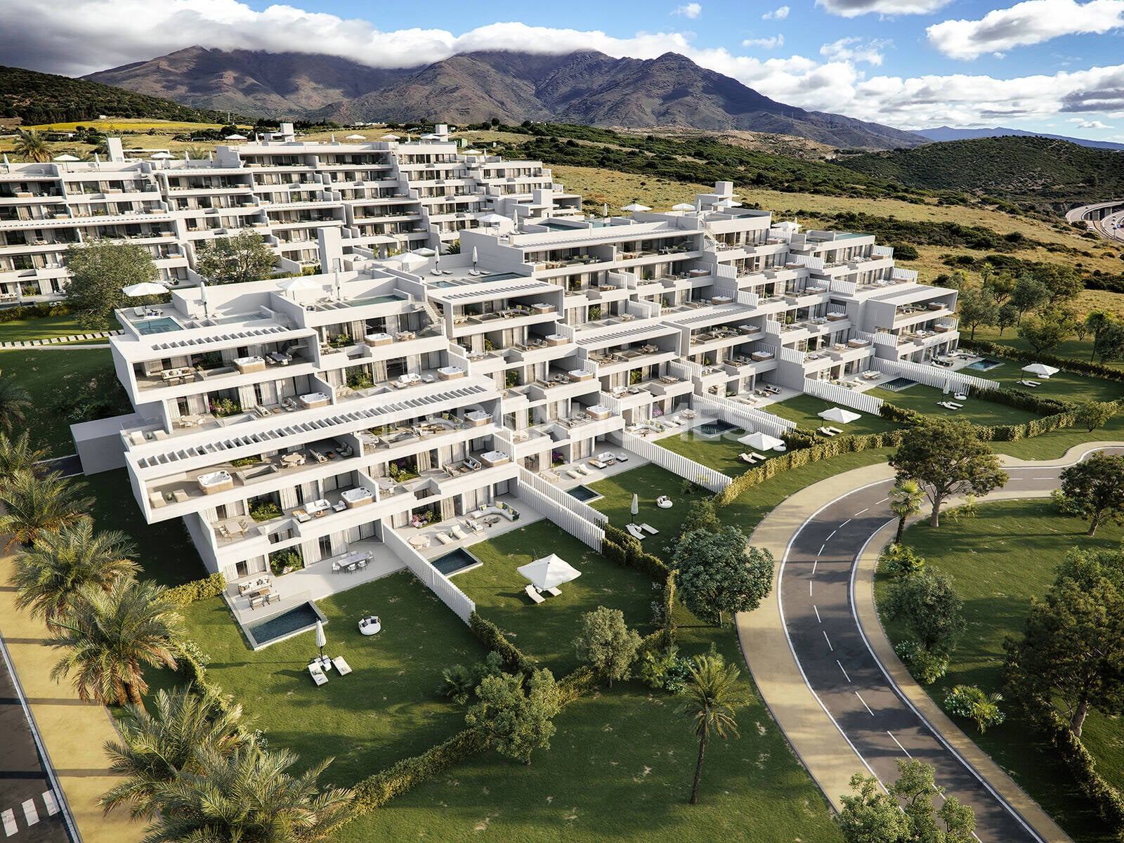 Appartamento a Casares, Malaga, Spagna 2 camere da letto, 113 mq. N° 120896