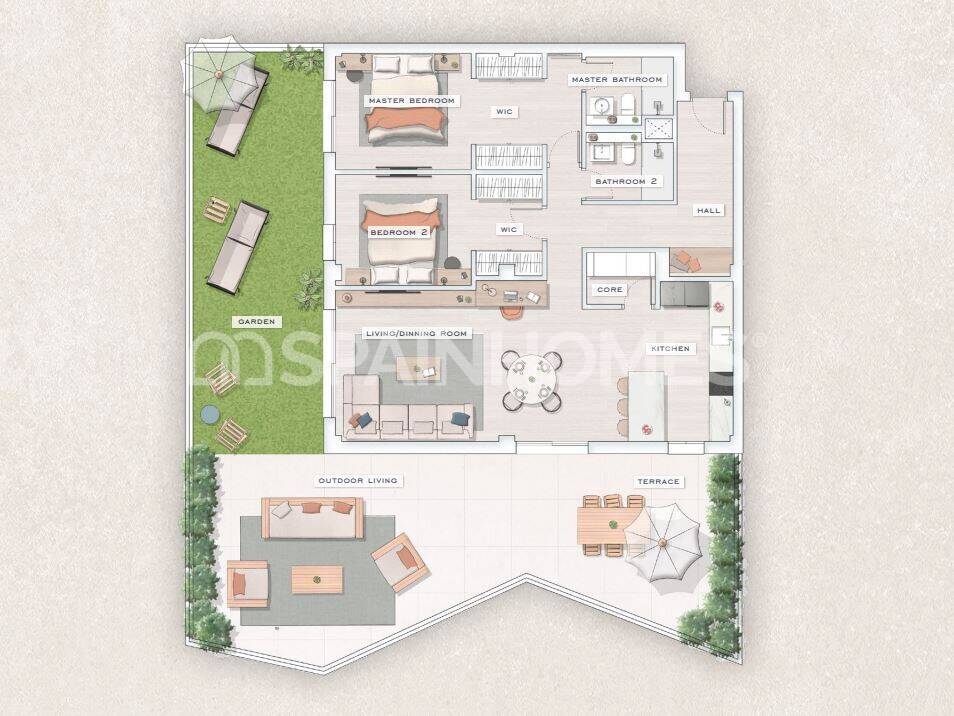 Dzīvoklis Mijas, Malaga, Spānijā 3 istabas, 97 m2 Nr. 120697