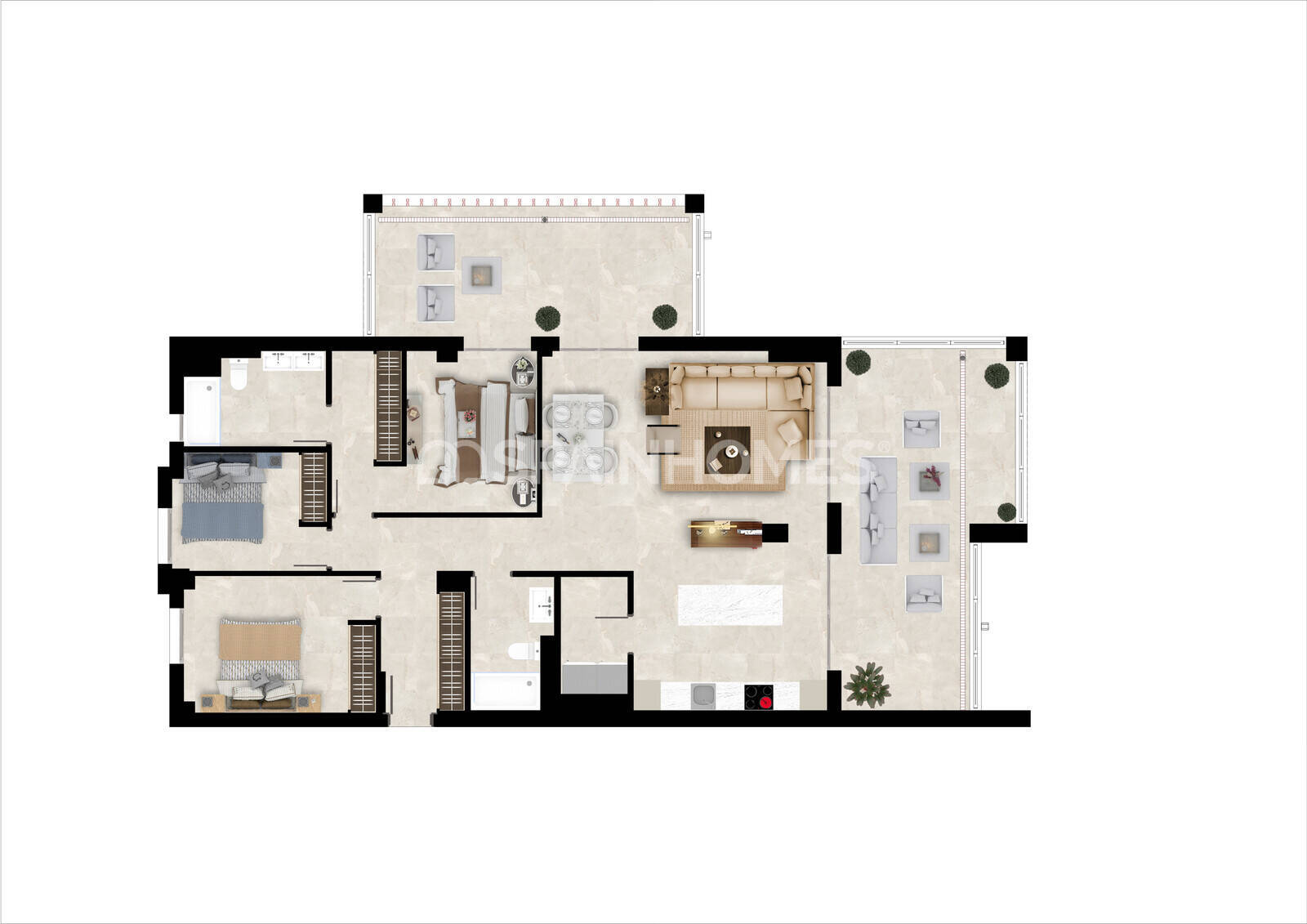 Apartment à Benahavis, Malaga, Espagne 2 chambres, 103 m2 No. 120954