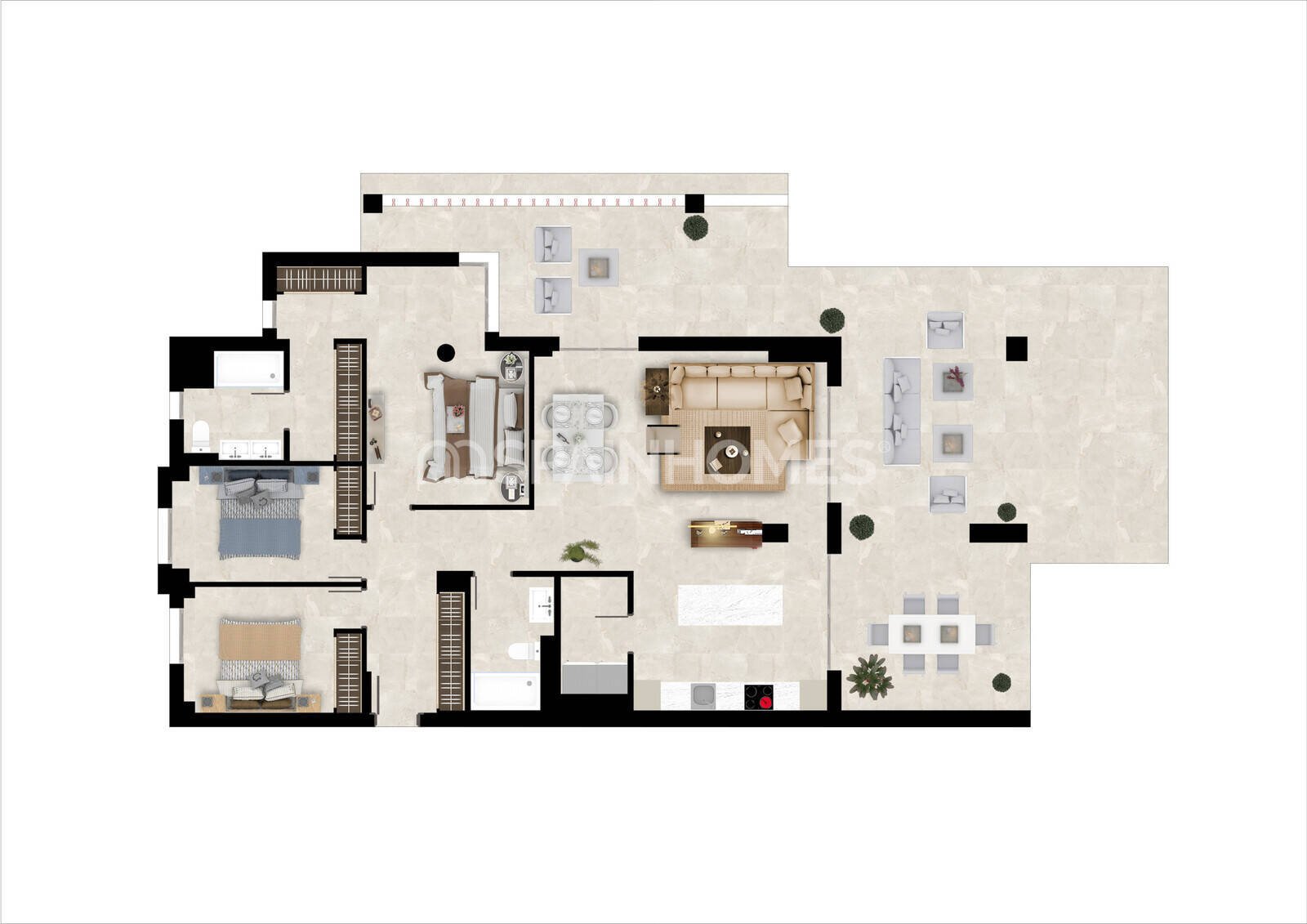 Apartment à Benahavis, Malaga, Espagne 2 chambres, 103 m2 No. 120954