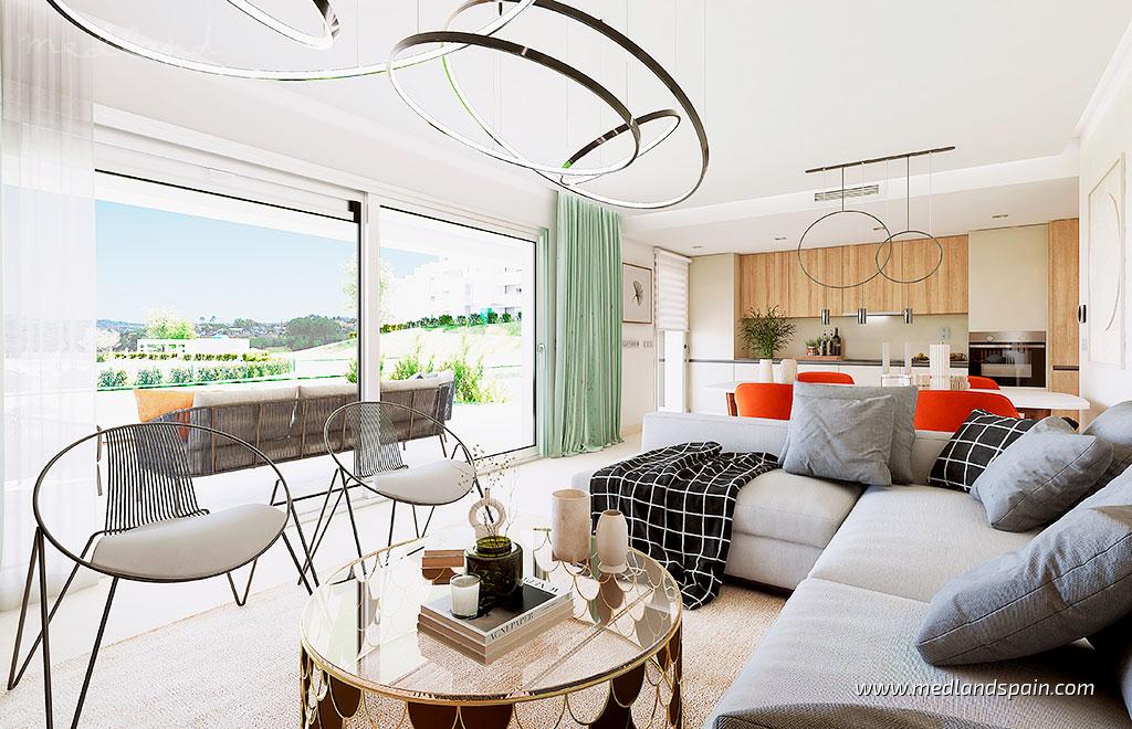 Dzīvoklis Mijas Costa, Malaga, Spānijā 3 istabas, 101 m2 Nr. 121713