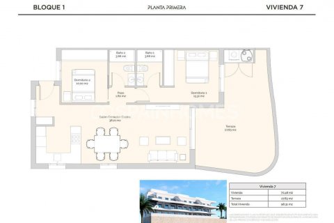 Penthäuser zum Verkauf Finestrat, Alicante, Spanien 2 Schlafzimmer, 150 m2 Nr. 120985 - Foto 16