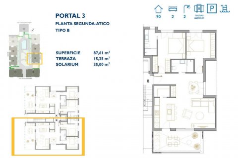 Apartamento en venta San Pedro del Pinatar, Murcia, España 2 dormitorios, 84 m2 No. 121074 - foto 3