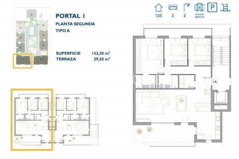 Apartamento en venta San Pedro del Pinatar, Murcia, España 2 dormitorios, 84 m2 No. 121074 - foto 8