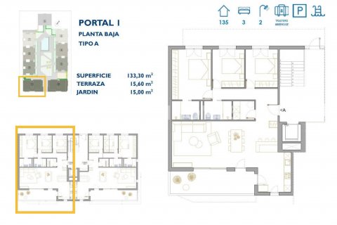 Apartamento en venta San Pedro del Pinatar, Murcia, España 2 dormitorios, 84 m2 No. 121074 - foto 4