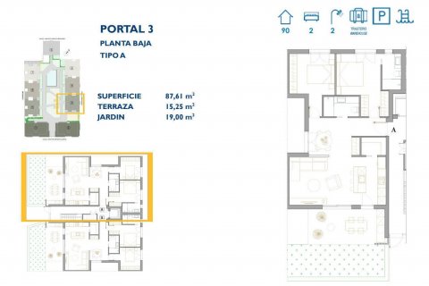 Apartamento en venta San Pedro del Pinatar, Murcia, España 2 dormitorios, 84 m2 No. 121074 - foto 12