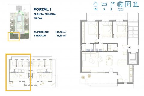 Apartamento en venta San Pedro del Pinatar, Murcia, España 2 dormitorios, 84 m2 No. 121074 - foto 6