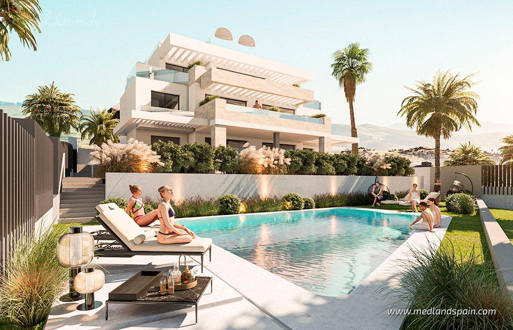 Huoneisto Estepona, Malaga, Espanja 3 makuuhuonetta, 109 m2 No. 129920