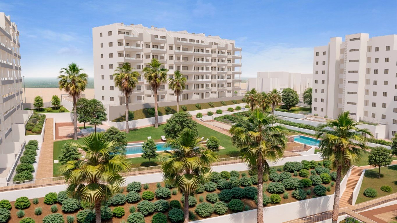 Lägenhet i San Miguel de Salinas, Alicante, Spanien 2 sovrum, 73 kvm. Nr. 131336